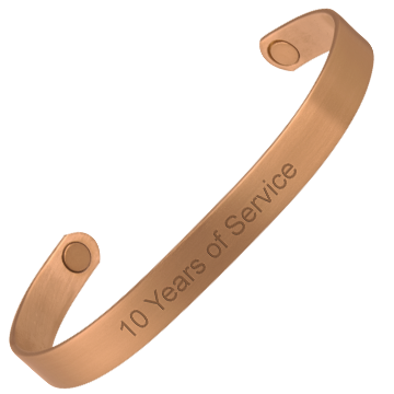 Custom Engraved Sabona Copper Bracelet