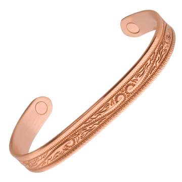 Western Scroll Magnetic Wristband