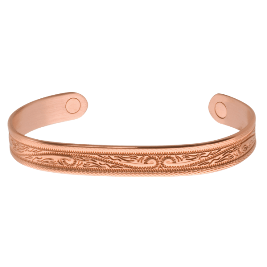 Western Scroll Magnetic Wristband